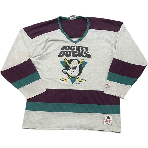 Anaheim Mighty Ducks 90’s Nutmeg Hockey Jersey - Picture 1 of 6